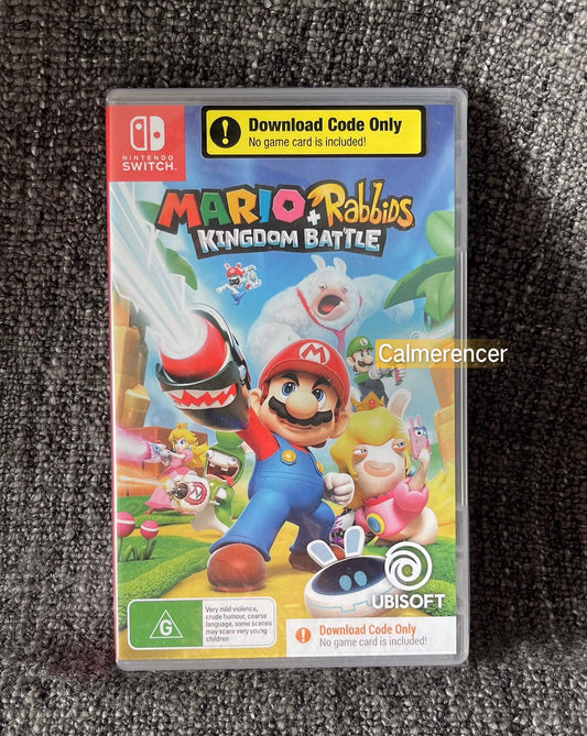 Brand New & Sealed Mario + Rabbids Kingdom Battle Game DOWNLOAD CODE - Nintendo Switch