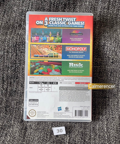 Game Night (Monopoly, Risk & Trivial Pursuit) Game - Nintendo Switch