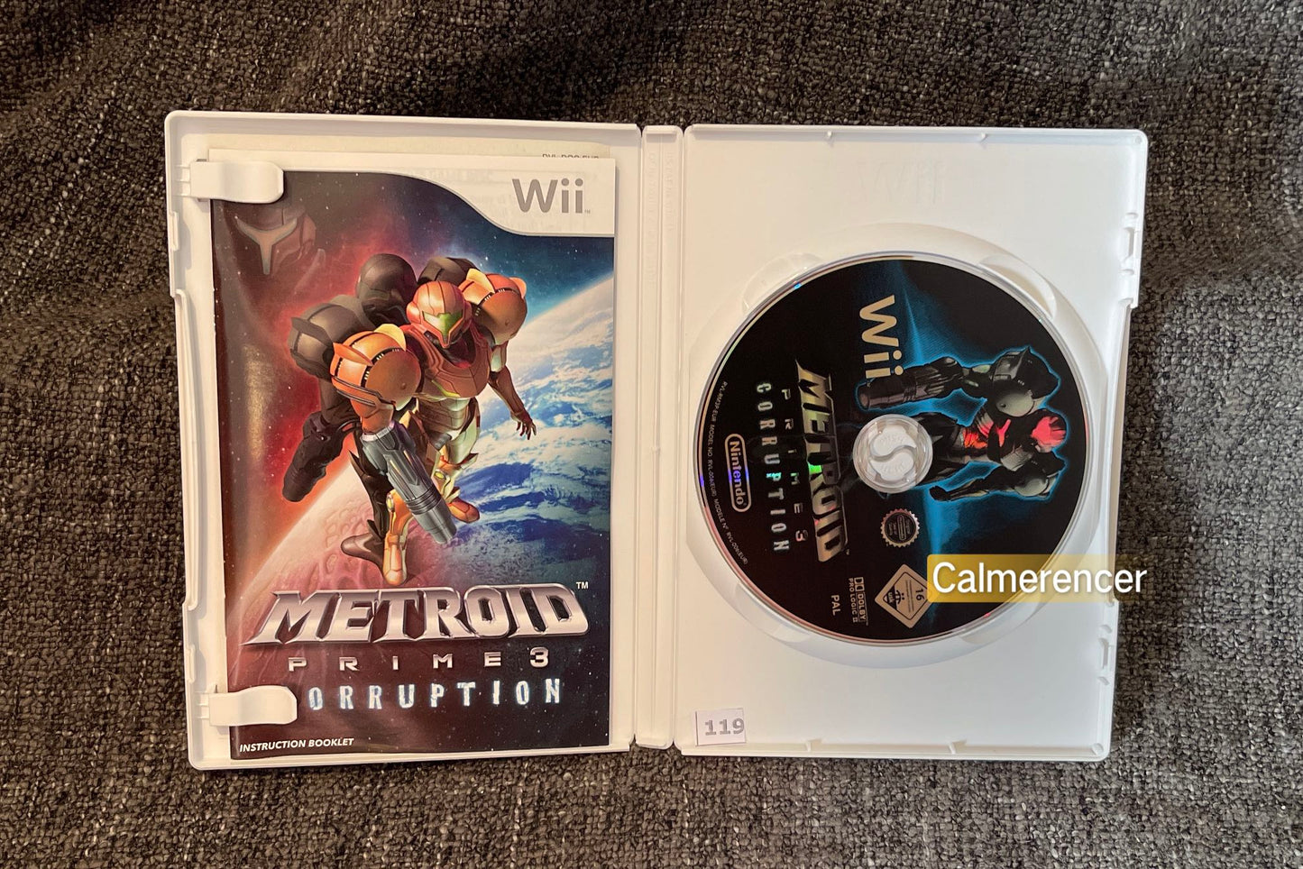 Metroid Prime 3 Corruption - Nintendo Wii game