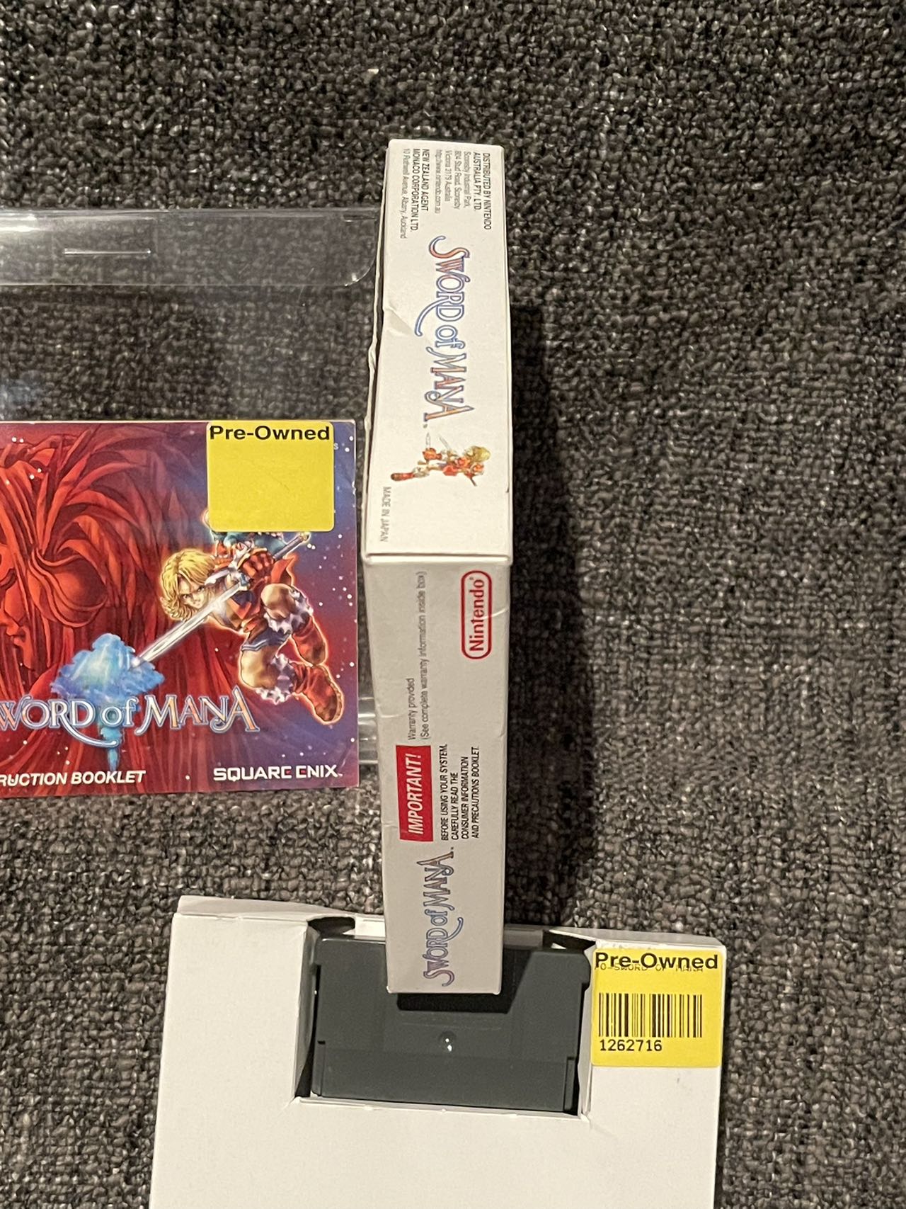 Sword of Mana Boxed Game -Nintendo Gameboy Advance GBA  - Pal Version