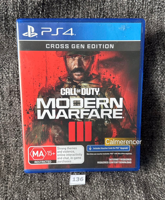 Call Of Duty Modern Warfare lll 3 Sony Playstation 4 (PS4) Game