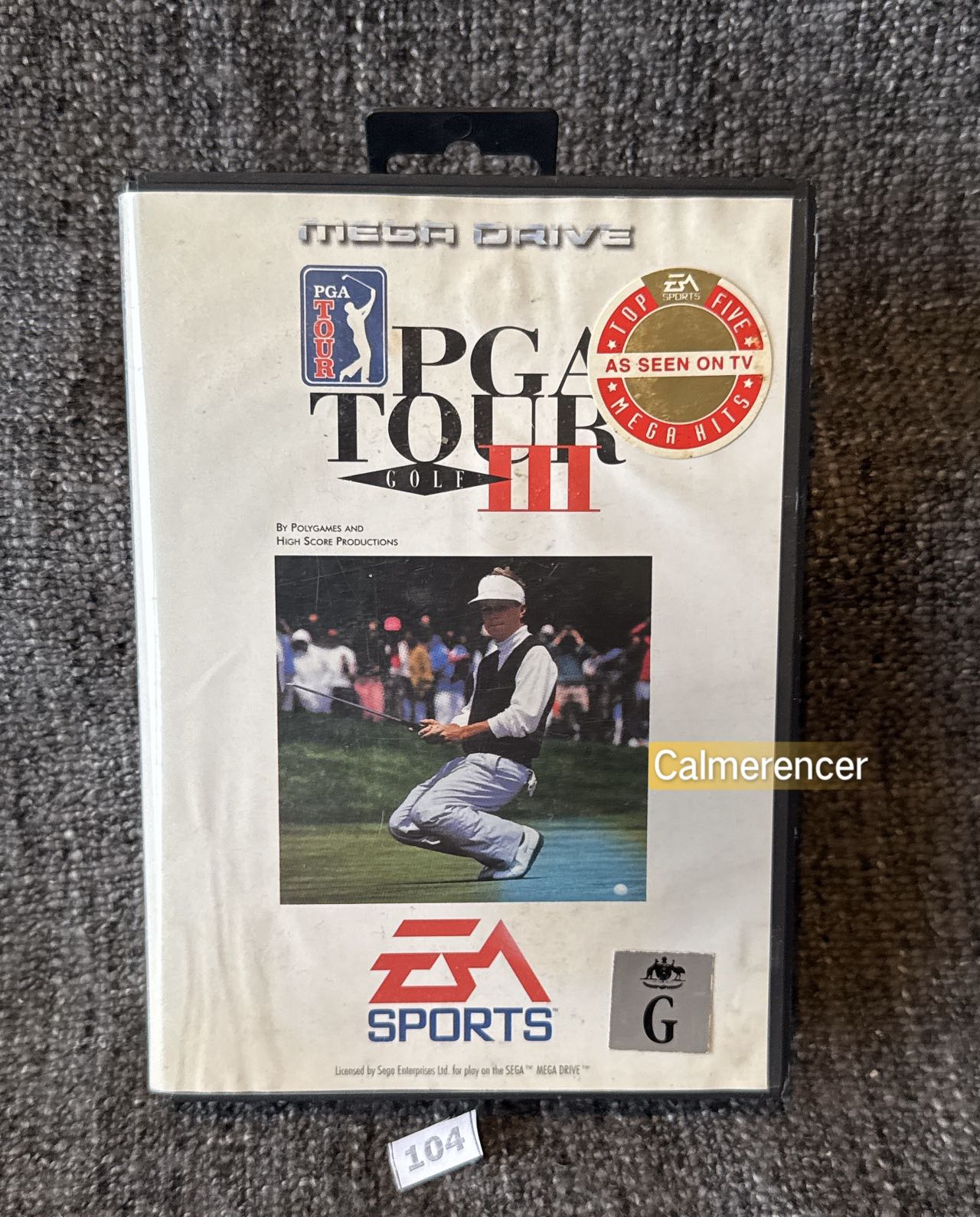 PGA Tour lll 3 Game - Sega Mega Drive