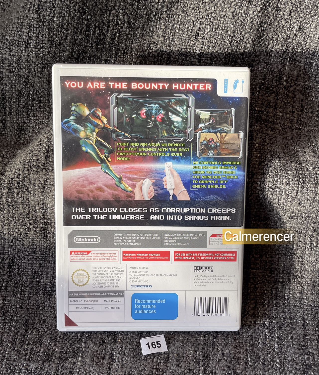 Metroid Prime 3 Corruption - Nintendo Wii game