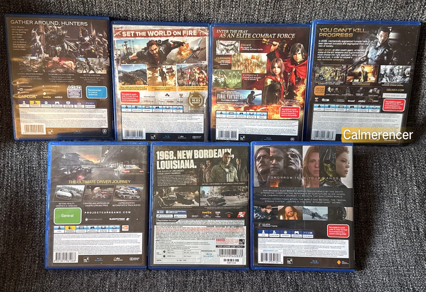 7x Game Bundle Sony Playstation 4 (PS4)