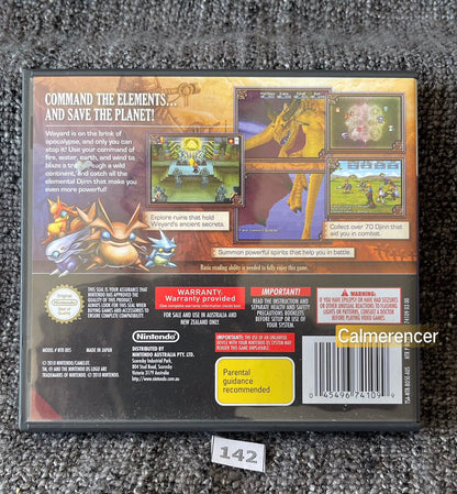 Golden Sun Dark Dawn Game Nintendo DS - Pal