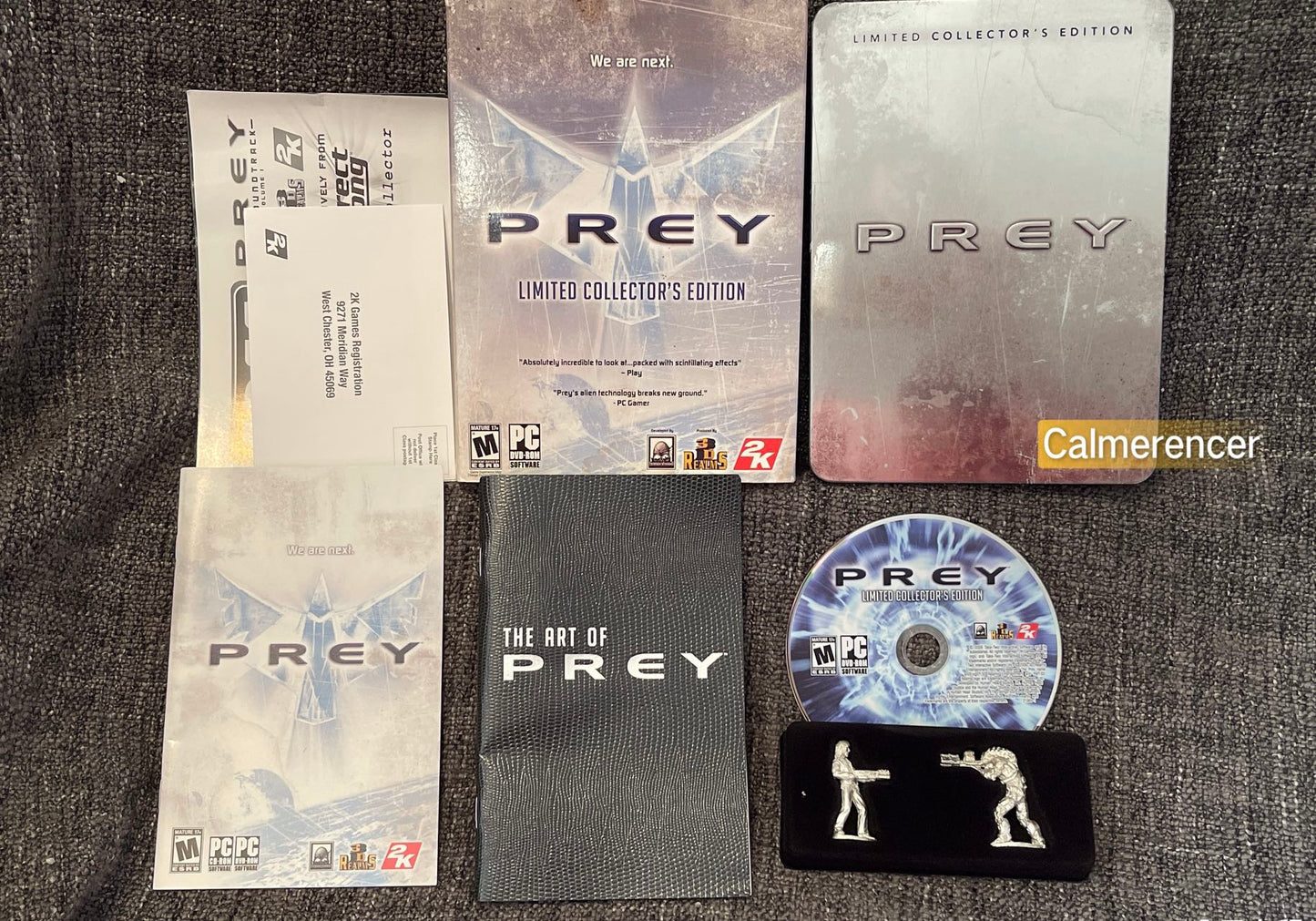 Prey limited collector's edition Game - PC - CD ROM - Big Box