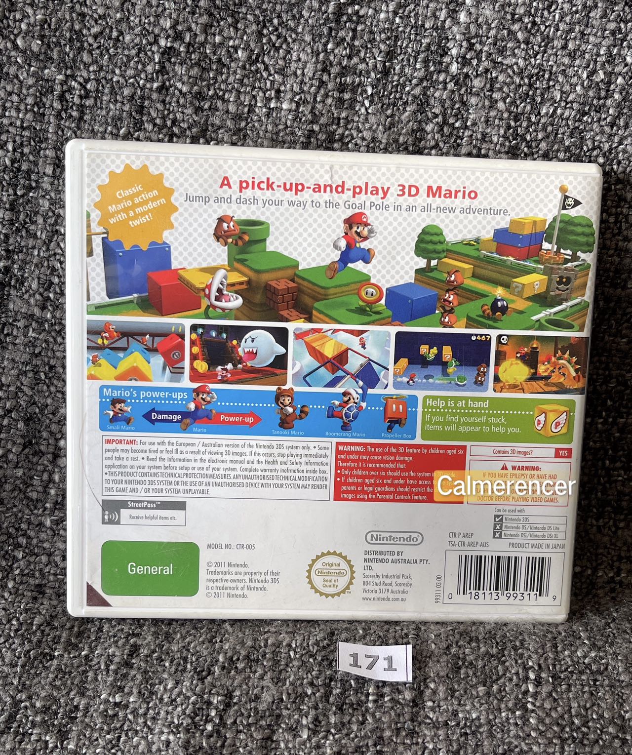 Super Mario 3D Land Game Nintendo 3DS