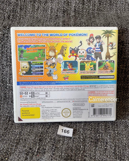 Pokemon Sun Game Nintendo 3DS