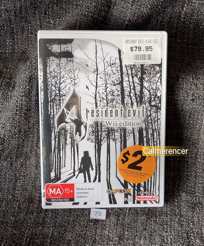 Resident Evil 4 Wii Edition- Nintendo Wii game