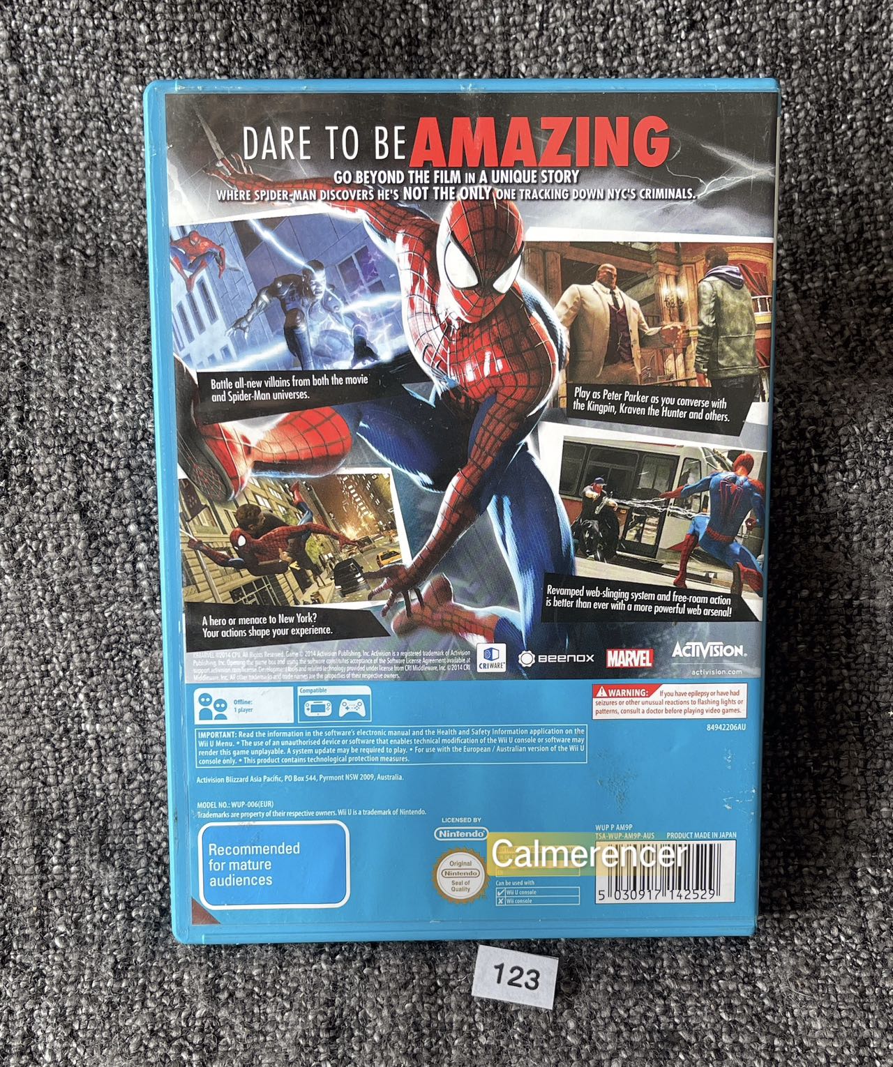 The Amazing Spider Man 2 - Nintendo Wii U Game