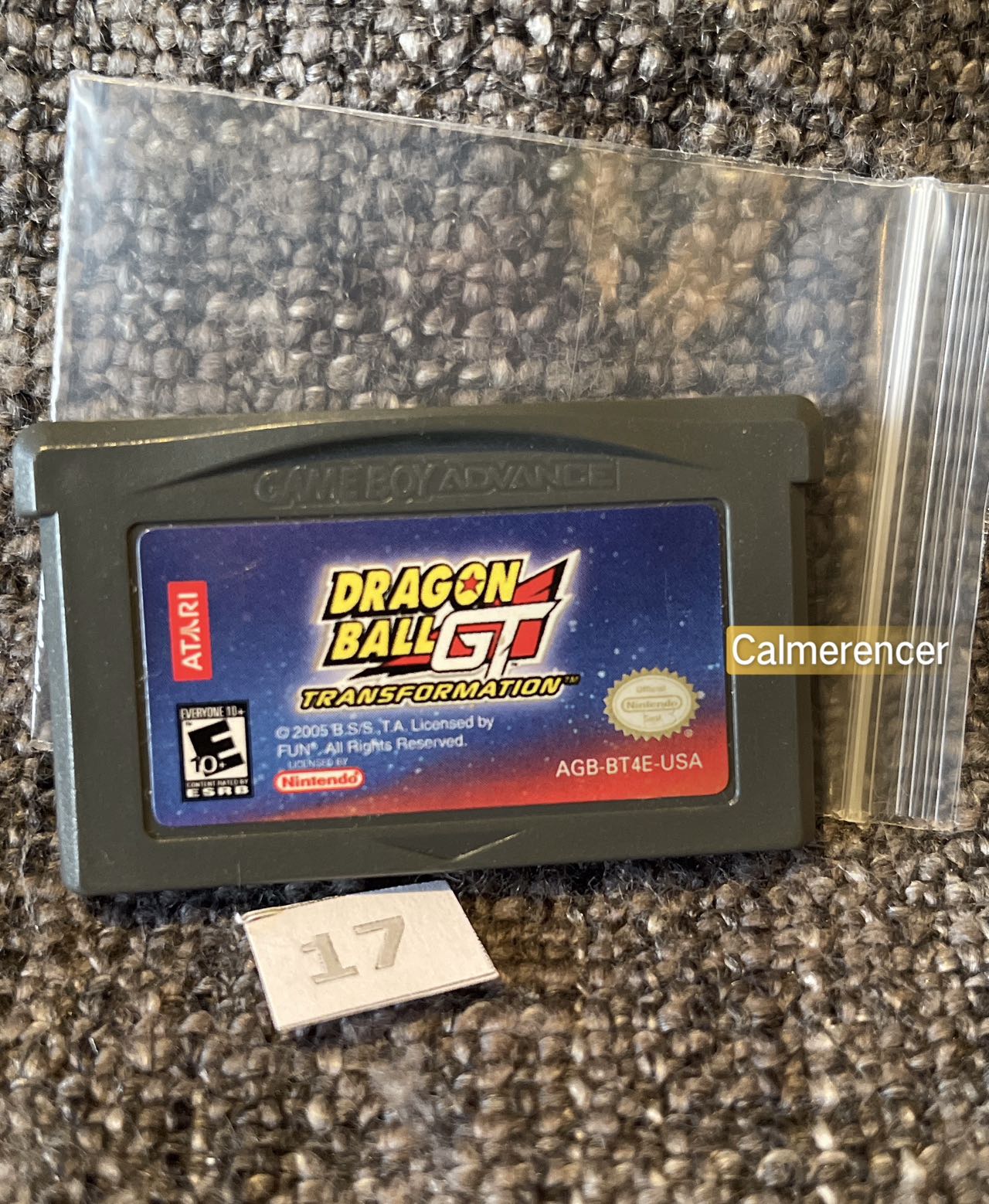 Dragon Ball GT Transformation Game -Nintendo Gameboy Advance Cart GBA - Pal Version