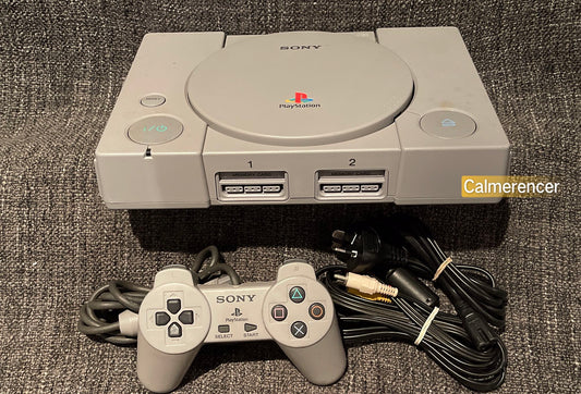 Sony Playstation One console With Controller & Cords - Pal Version