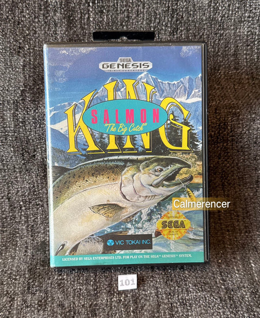 King Salmon The Big Catch Game - Sega Genesis/Mega Drive