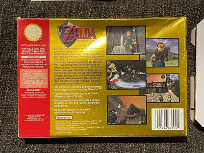 The Legend of Zelda Ocarina Of Time Game Boxed - Nintendo 64 / N64 - Pal Version