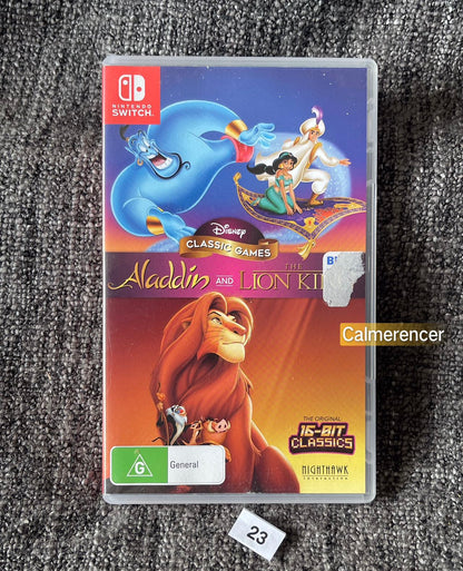 Aladin And The Lion King Game - Nintendo Switch