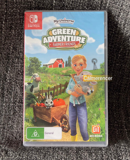 Brand New & Sealed Green Adventure Farmer Friends Game - Nintendo Switch