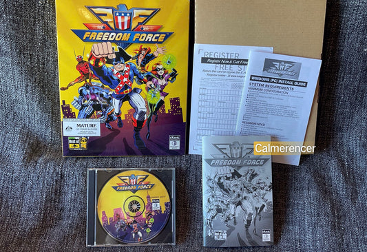 Freedom Force Game - PC - CD ROM - Big Box