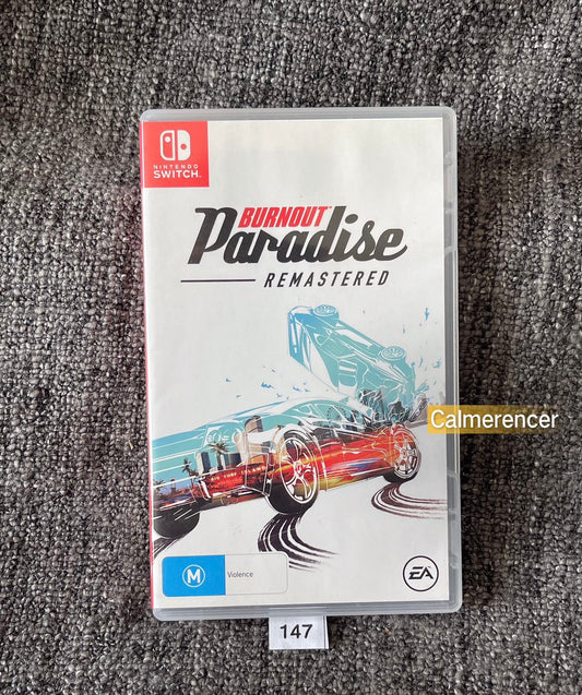 Burnout Paradise Remastered Game - Nintendo Switch