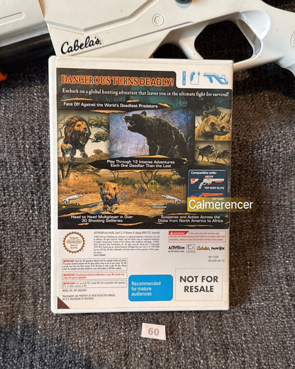 Cabela's Dangerous hunts 2011 Gun and Game - Nintendo Wii