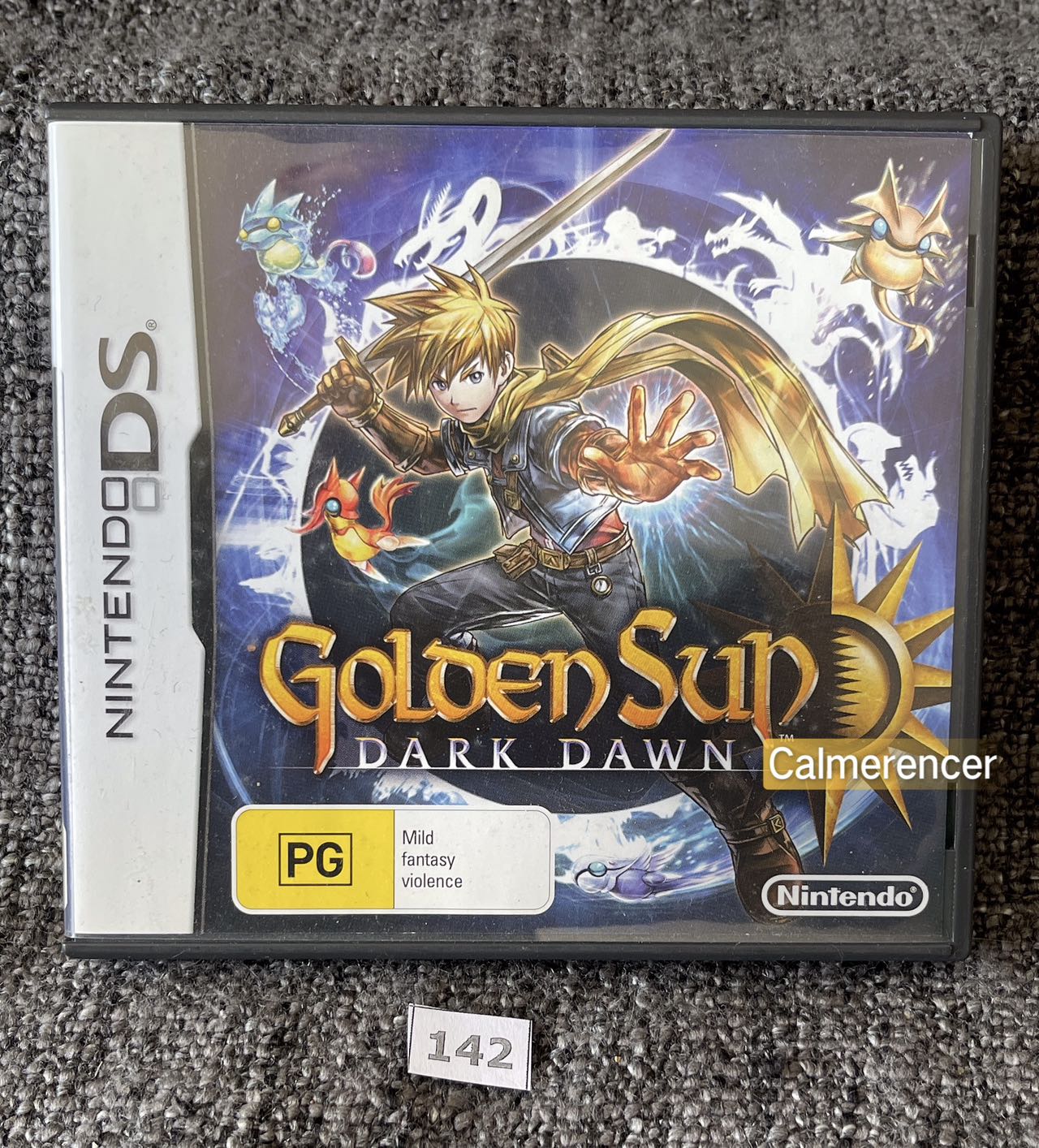 Golden Sun Dark Dawn Game Nintendo DS - Pal