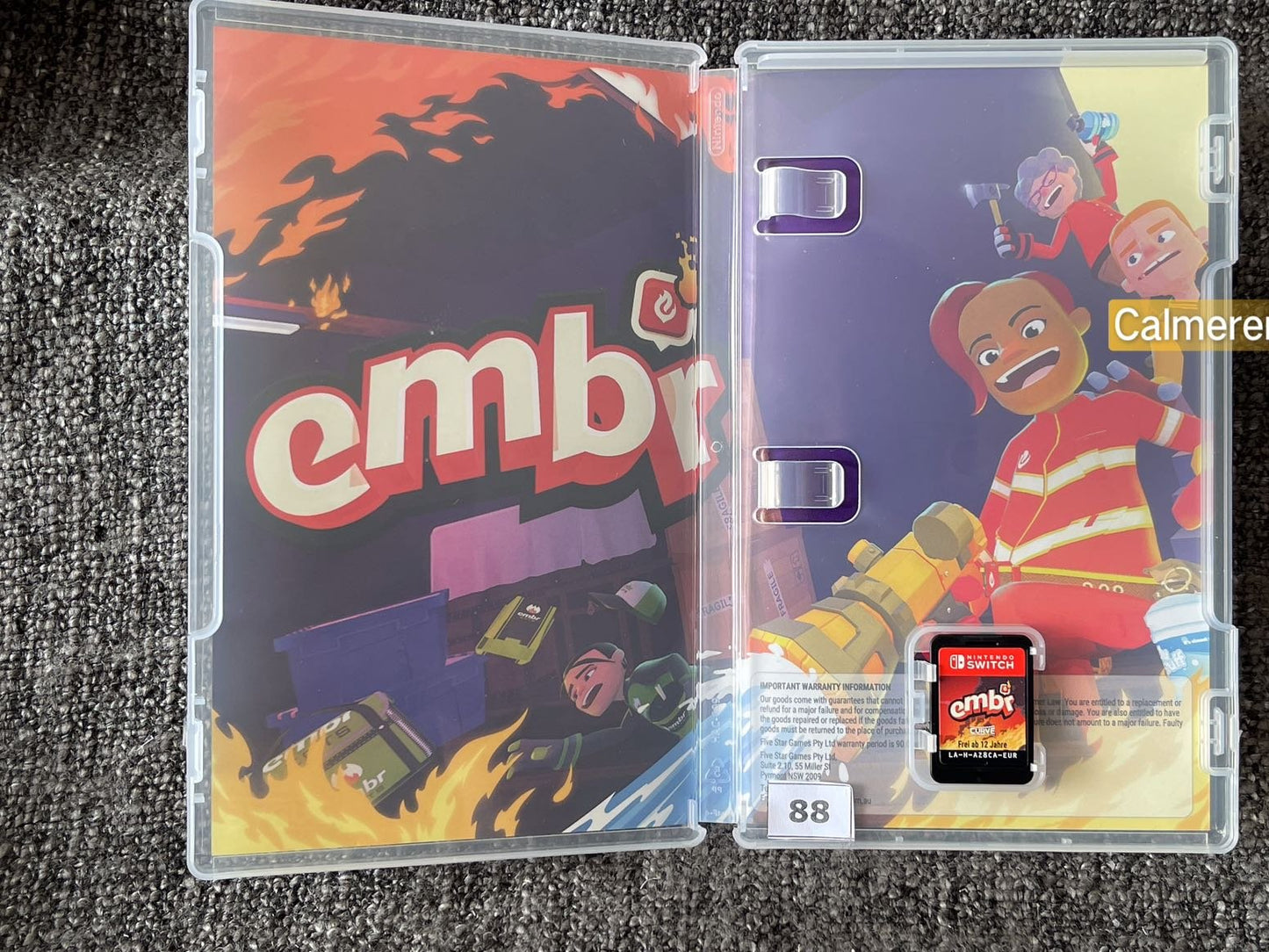 Embr Brand New - Never played Game - Nintendo Switch