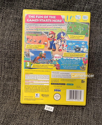 Mario & Sonic at the London 2012 Olympic Games - Nintendo Wii game