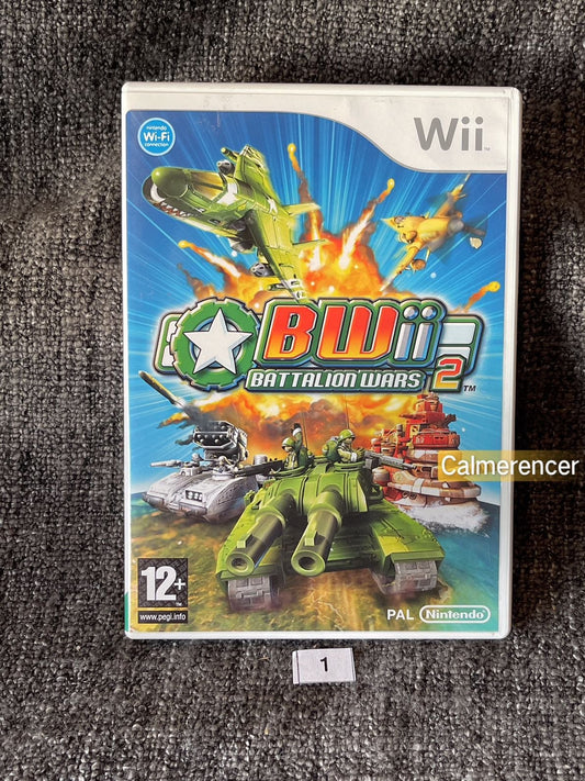 Battlion Wars BW ii 2 - Nintendo Wii game