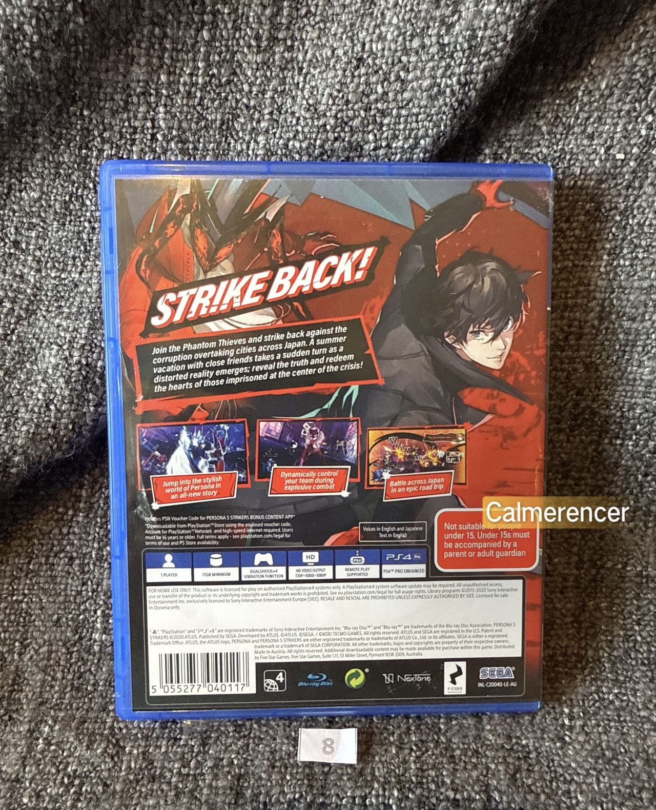 P5S Persona 5 Strikers Sony Playstation 4 (PS4) Game