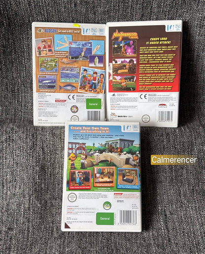 3x Game Bundle - Nintendo Wii game