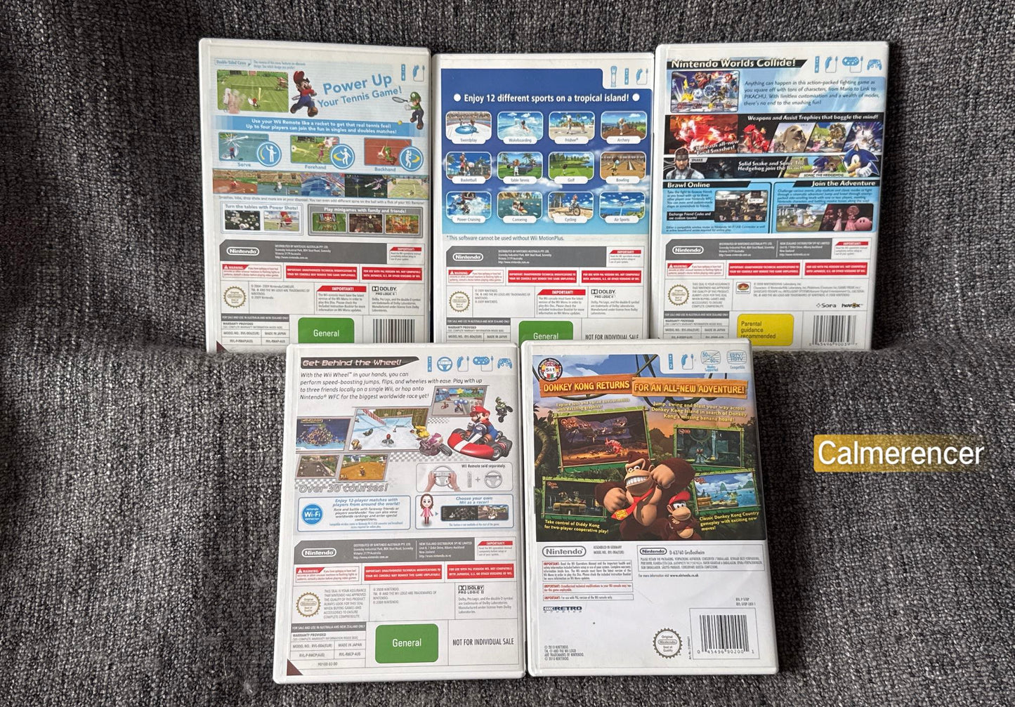 Popular Game Bundle- 5x Games -  Nintendo Wii