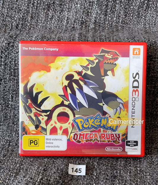 Pokemon Omega Ruby Game Nintendo 3DS