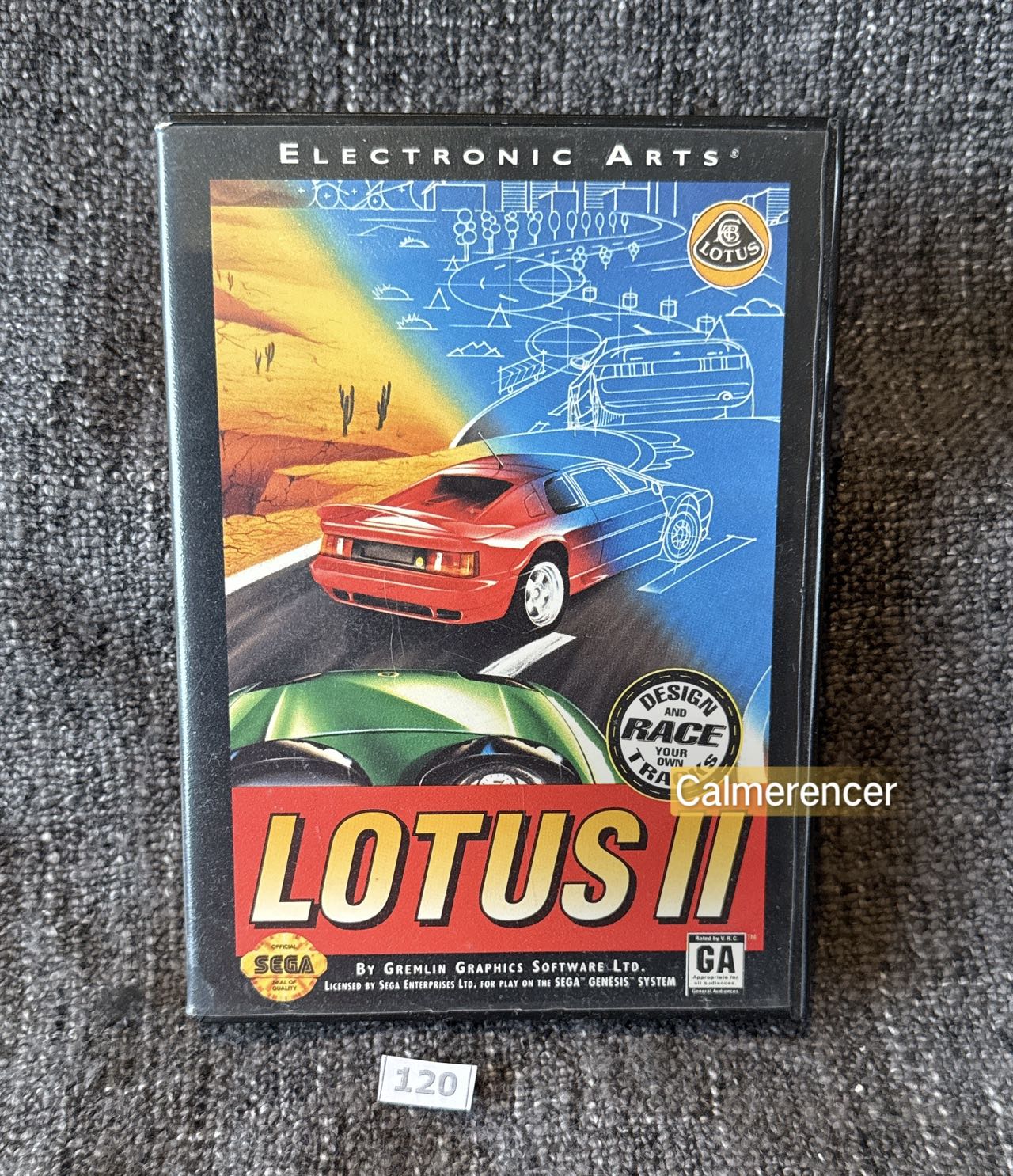 Lotus ll 2- Game - Sega Mega Drive