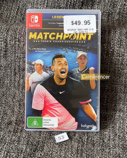 Matchpoint Tennis Game - Nintendo Switch