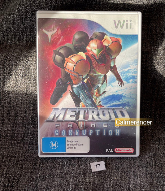 Metroid Prime 3 Corruption - Nintendo Wii game