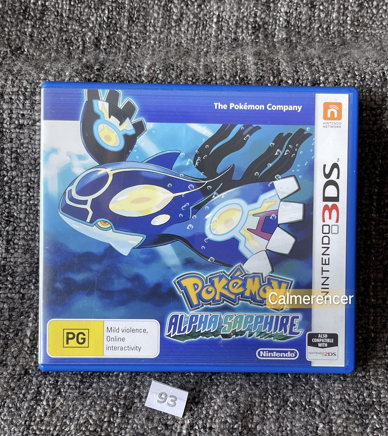 Pokemon Alpha Sapphire Game Nintendo 3DS