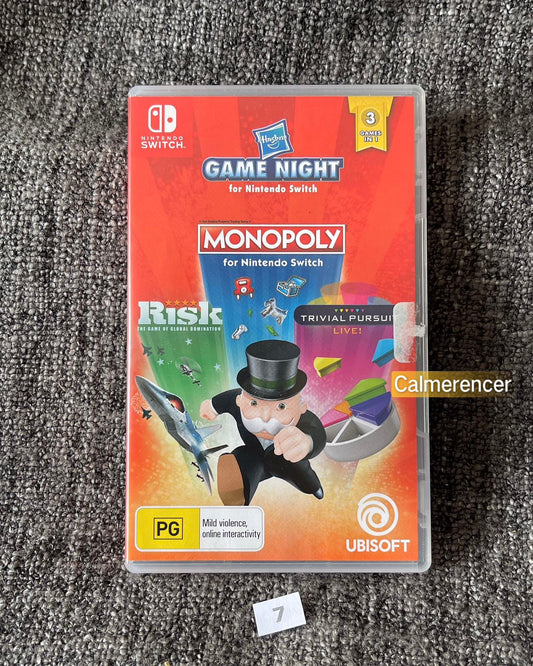 Game Night (Monopoly, Risk & Trivial Pursuit) Game - Nintendo Switch