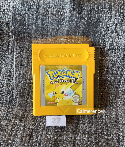 Pokemon Yellow Version Game - Nintendo Gameboy