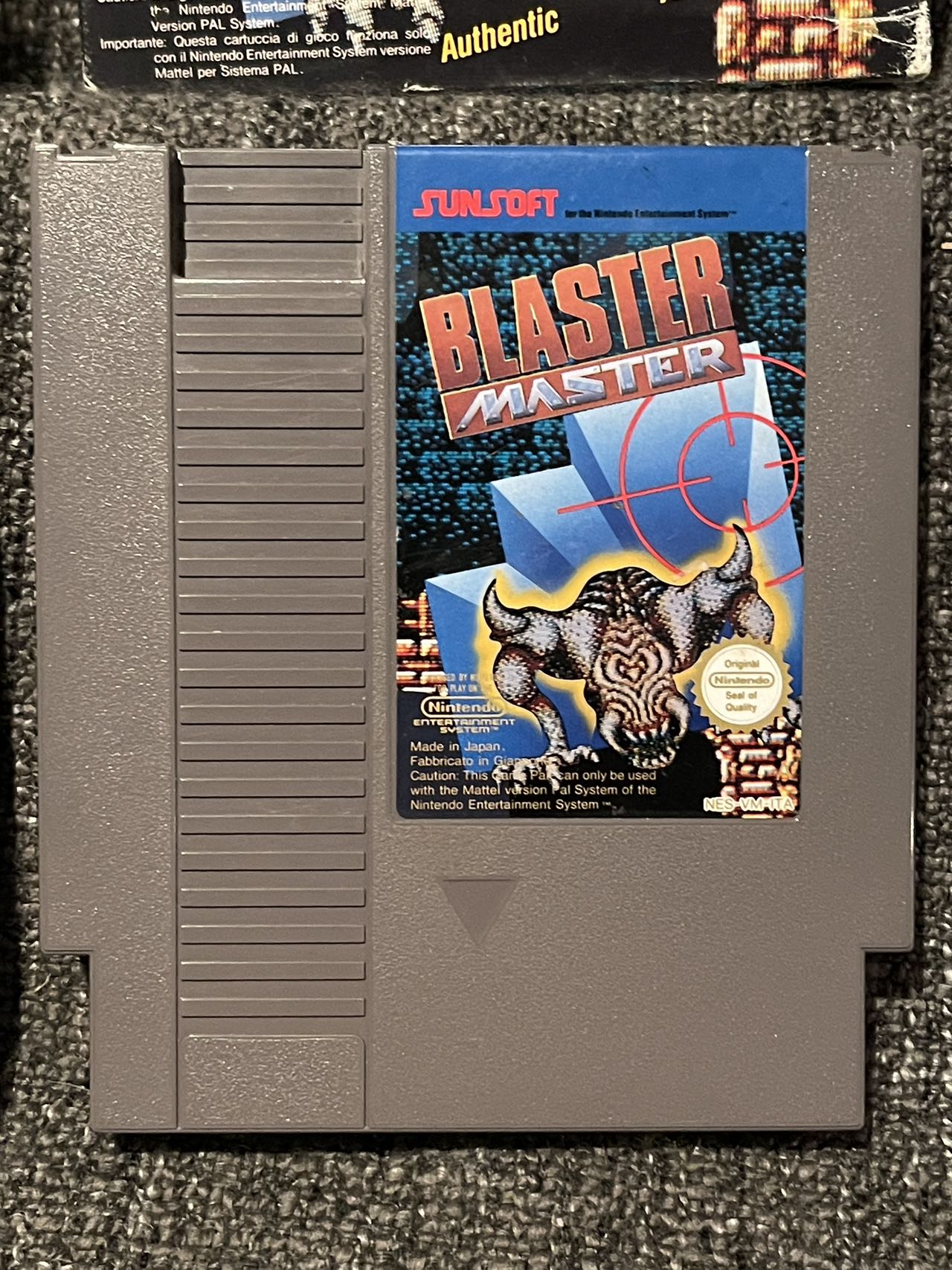 Blaster Master Game - Nes - Nintendo / Entertainment System - Pal Version