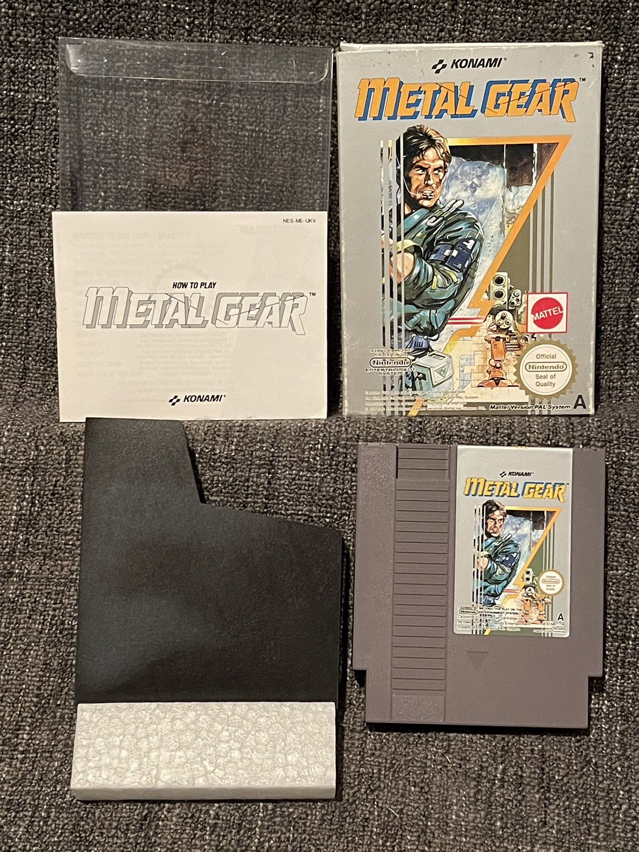 Metal Gear Game - Nes - Nintendo / Entertainment System - Pal Version