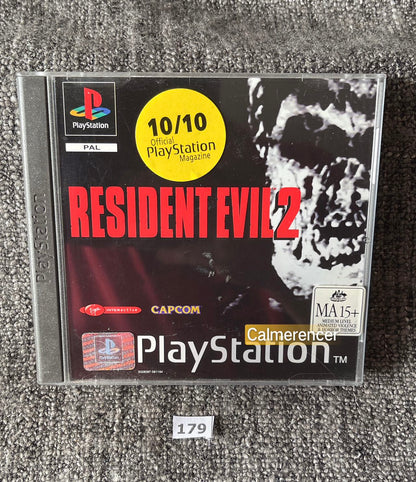 Resident Evil 2 Sony Playstation One (PS1) Game