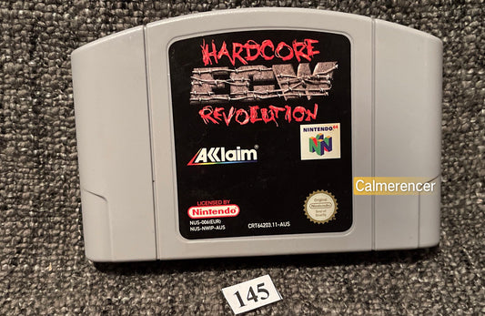 Hardcore ECW Revolution Wrestling - Nintendo 64 / N64 - Pal Version