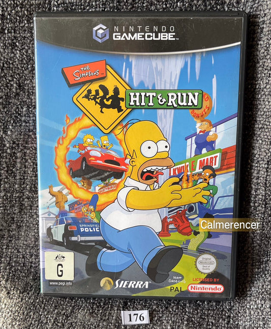 The Simpson Hit & Run Game - Nintendo Gamecube - Pal Version