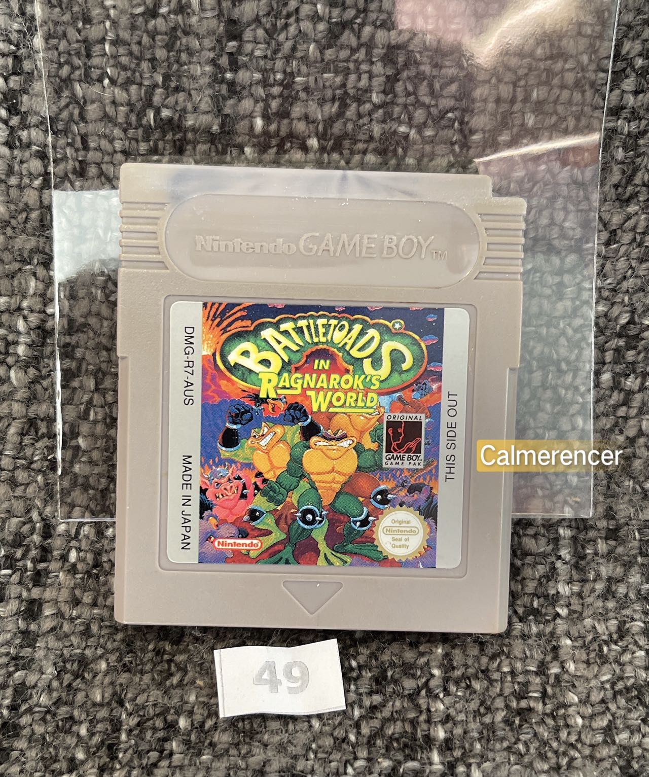 Battle Toads Game - Nintendo Gameboy