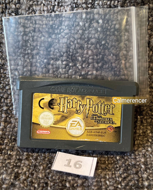 Harry Potter And The Chamber Of Secrets Game -Nintendo Gameboy Advance Cart GBA - Pal Version