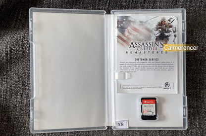 Assassins Creed 3 Remastered Game - Nintendo Switch