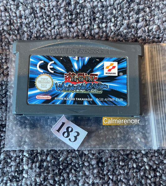 Yu Gi Oh World Wide Edition Stairway To The Destined Duel Game -Nintendo Gameboy Advance Cart GBA - Pal Version