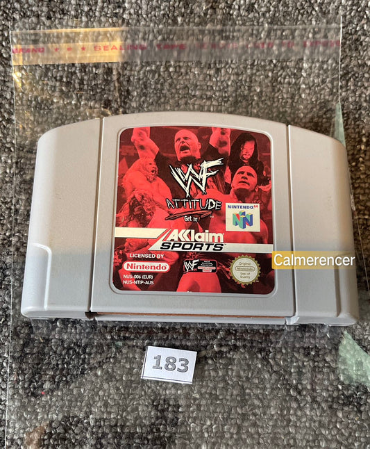 WWF Attitude - Nintendo 64 / N64 - Pal Version