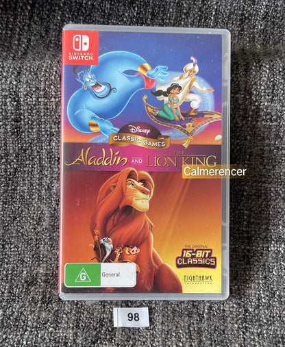 Aladin And The Lion King Game - Nintendo Switch