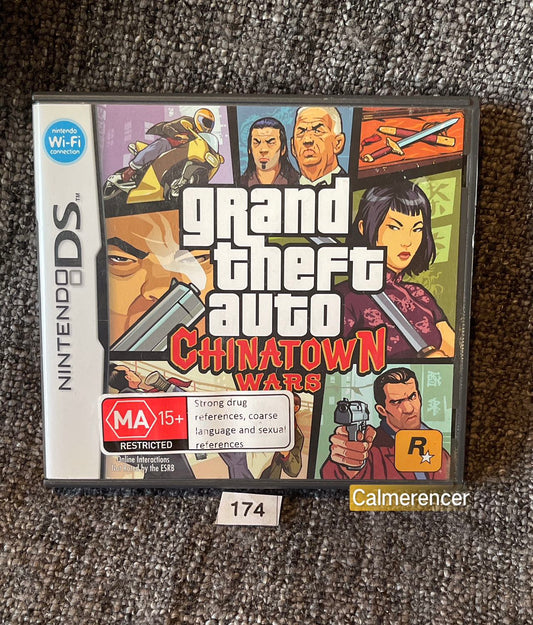 Grand Theft Auto China Town Wars Version Game Nintendo DS