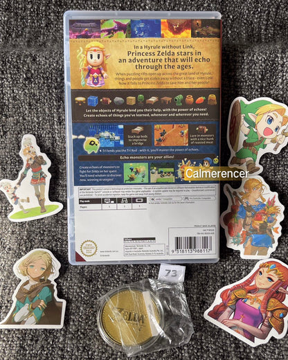 Brand New & Unused - The Legend Of Zelda Echoes Of Wisdom Game + Limited Edition Zelda Coin - Nintendo Switch